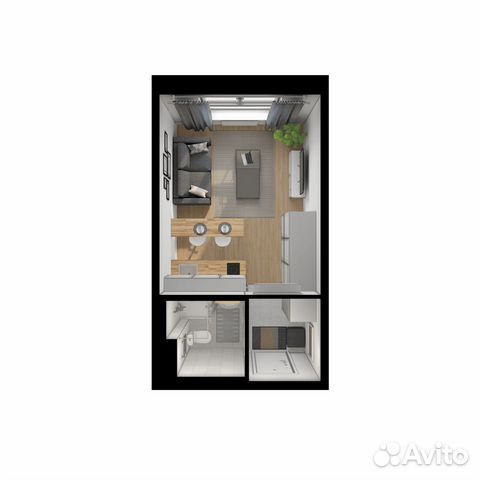 Студия, 19.8 м², 9/15 эт. Студия, 19.8 м², 9/15 эт.