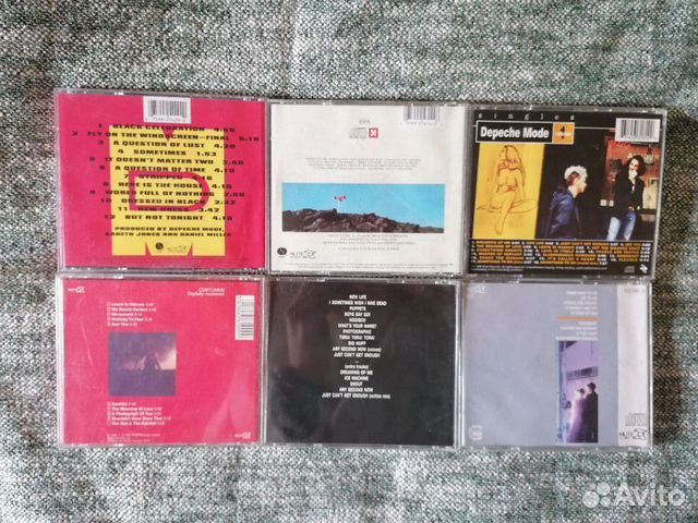 6 CD группы Depeche Mode Депеш Мод