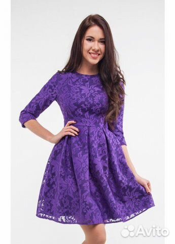 Платье lusio фиолетовое
