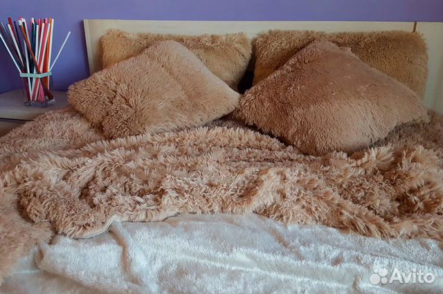 Плед+2 подушки Пушистики