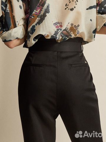 Новые брюки из лиоцелла и льна massimo dutti