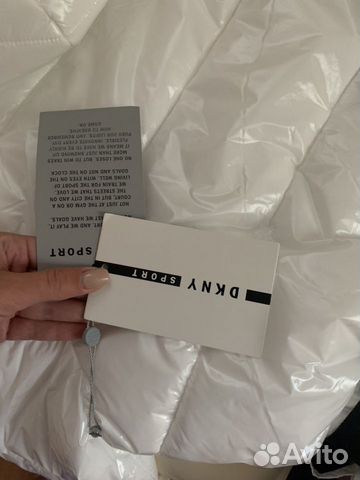 Парка куртка dkny белая оригинал Парка куртка dkny белая оригинал