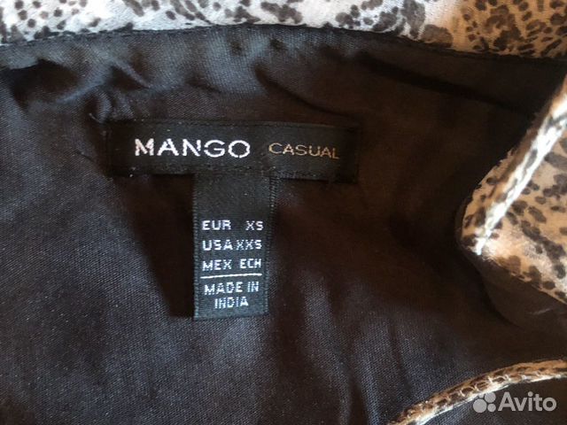 Платье ярусное летнее mango casual XS