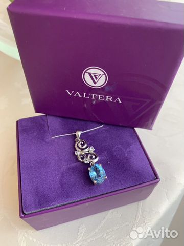 Подвеска с топазом Valtera