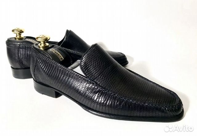 Туфли Zilli, чёрный варан, размер 41. Оригинал Туфли Zilli, чёрный варан, размер 41. Оригинал