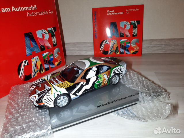 BMW 850csi ART CAR David Hockney 1:18 BMW 850csi ART CAR David Hockney 1:18