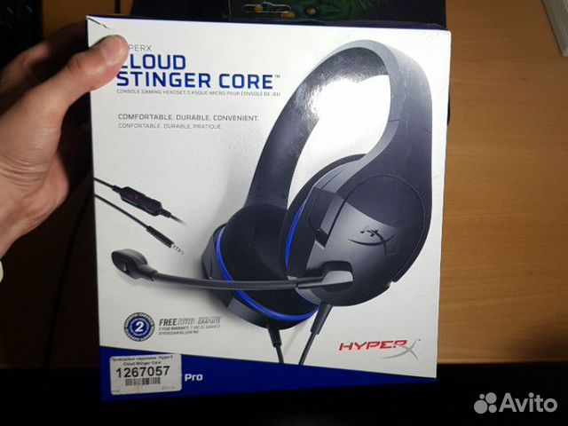 Наушники HyperX Cloud Stinger Core HX-hscsc-BK Наушники HyperX Cloud Stinger Core HX-hscsc-BK