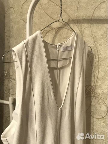 Свободное белое платье миди ASOS white