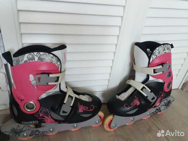 Подростковые ролики play 4 oxelo, размер 34-36 Подростковые ролики play 4 oxelo, размер 34-36