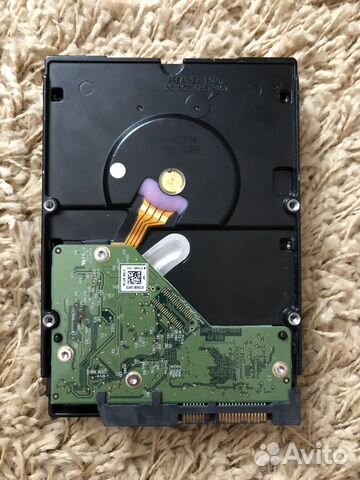 Western Digital WD40efrx. 4Tb HDD. Неисправный