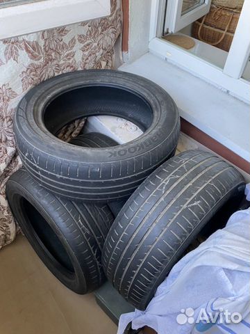 Комплект резины Б/У 205/55/R16 Hankook v entus pri