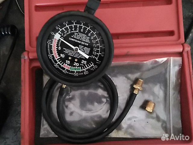 Тестер вакуумного и топливного насоса в кейсе jtc