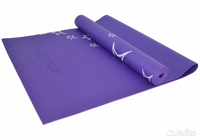 Коврик для йоги FM-102 PVC 173x61x0,4 см (Фиол) Коврик для йоги FM-102 PVC 173x61x0,4 см (Фиол)