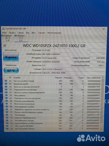 Жесткий диск для ноутбука 1 Tb wd10spzx Жесткий диск для ноутбука 1 Tb wd10spzx