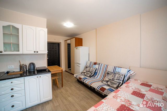 

Квартира-студия, 27 м², 2 кровати