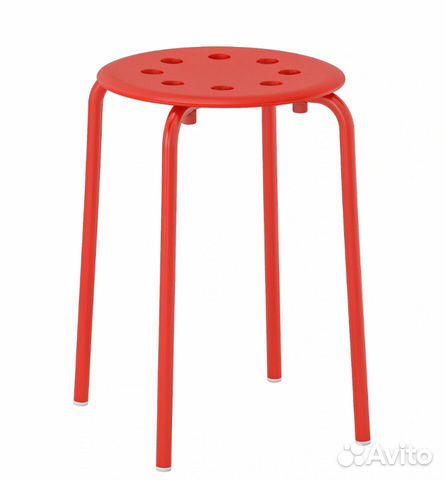 Табурет IKEA красный 3 шт Табурет IKEA красный 3 шт