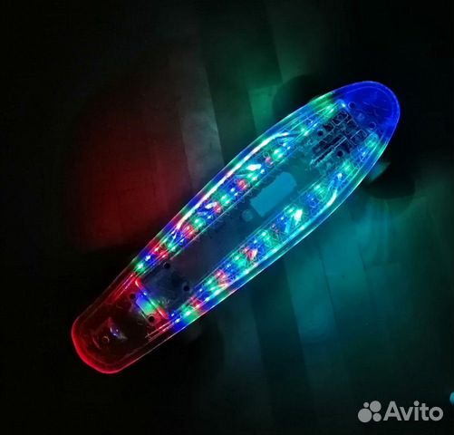 Светящийся пенни борд Penny Board Светящийся пенни борд Penny Board