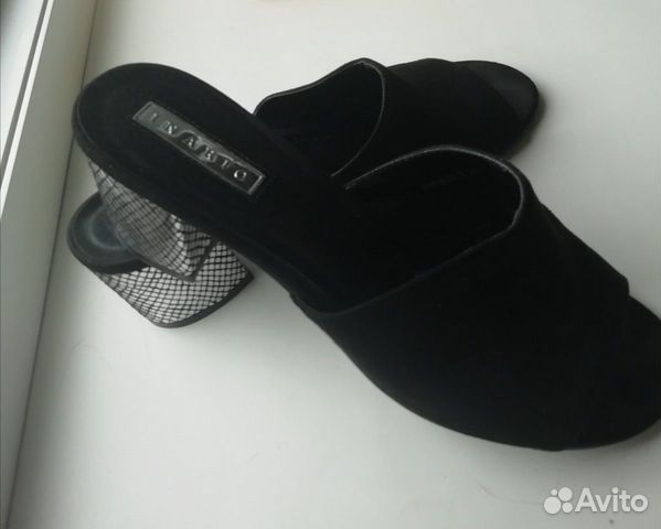 Сабо, замша, 38 размер