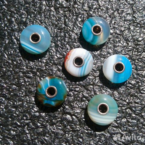 Trollbeads шарм из камня Агат Trollbeads шарм из камня Агат