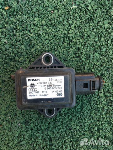 Датчик ускорения Audi A6 C6 4fo 907 637 Датчик ускорения Audi A6 C6 4fo 907 637