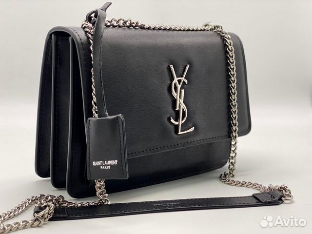 Новая женская сумка клатч Saint Laurent черная Новая женская сумка клатч Saint Laurent черная