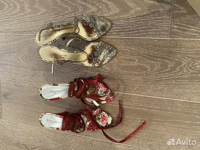 Босоножки Dolce & Gabbana и Giorgio Armani Босоножки Dolce & Gabbana и Giorgio Armani