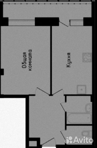 1-к квартира, 45 м², 12/16 эт.