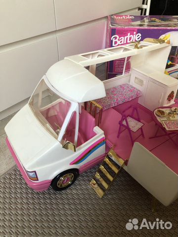 barbie golden dream motorhome