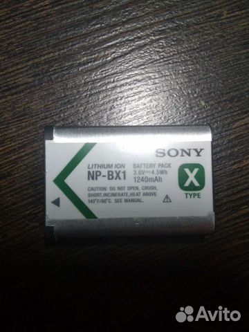 Аккумулятор sony np bx1