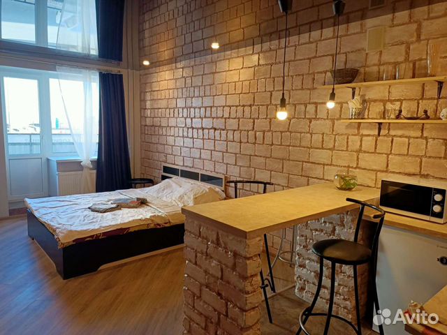 

Квартира-студия, 30 м², 1 кровать