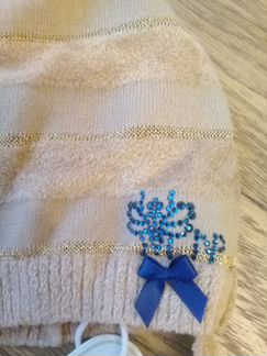 Шапочка весенняя новая NoblePeople р.S(50-52)