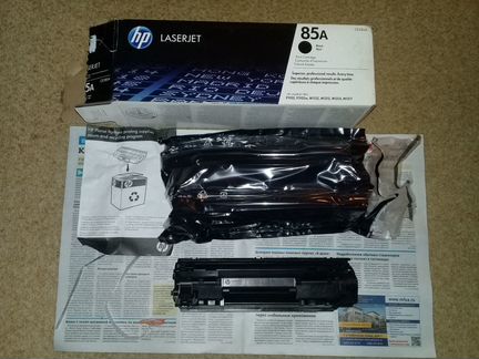 Картридж HP 85A (CE285A) оригинал, пустой