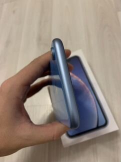 iPhone XR 64gb Ростест синий полный комплект