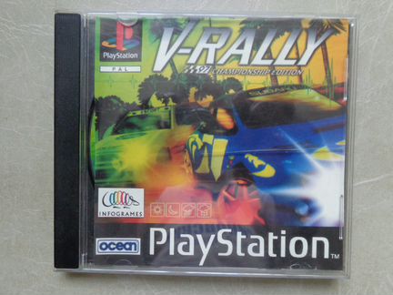 V-rally игра для PlayStation