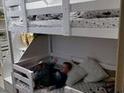 Кровать-дом подростковая с комодом