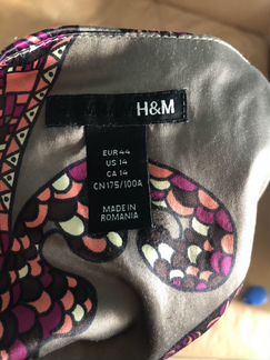 Платье с завышенной талией, H&M, 44 eur, 52-54р