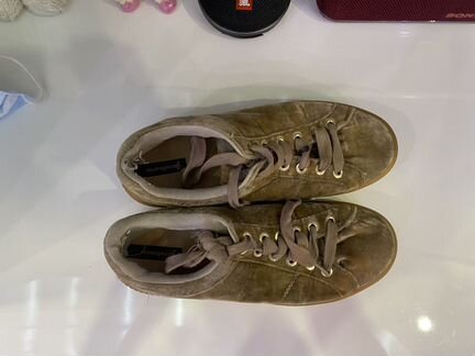 Кроссовки замша