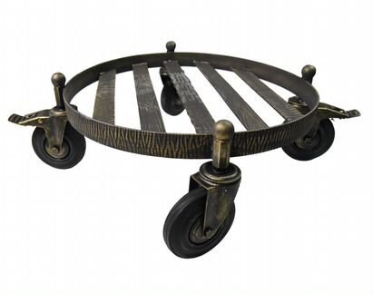 Подставка под тандыр на колёсах (4 колеса)