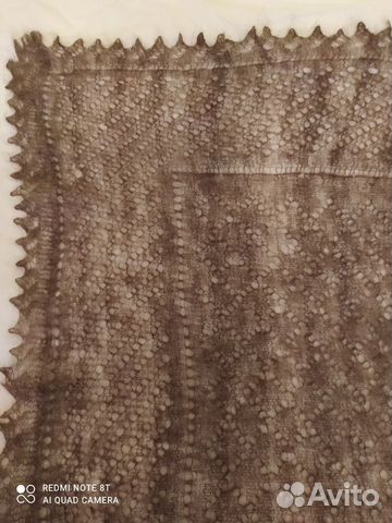 Оренбургский пуховый платок Паутинка 100х100 см