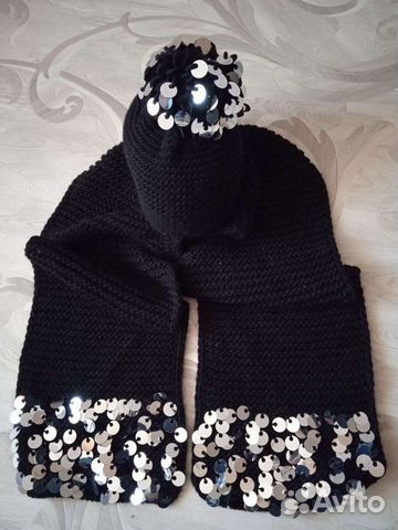 Комплект (шапка и шарф ). Италия