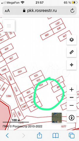 Участок 10 сот. (СНТ, ДНП)