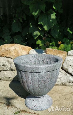 Вазон из бетона
