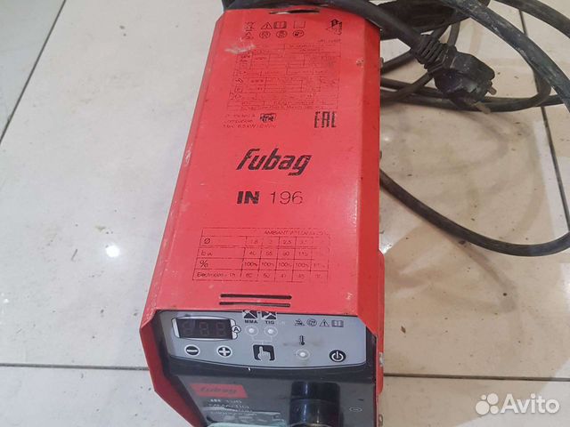 Сварочный аппарат fubag in196