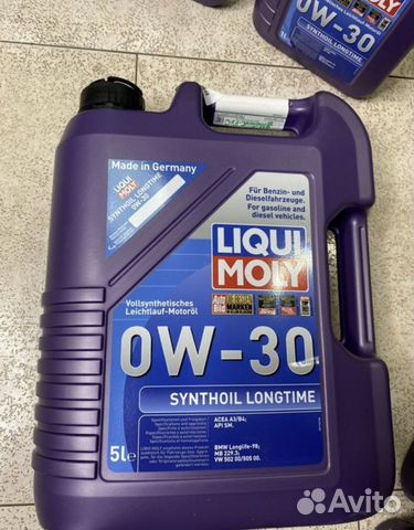 Масла liqui moly Synthoil Longtime 0W-30