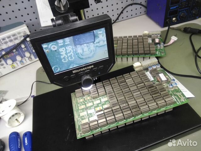 Ремонт асиков antminer S9, L3, S17, S19
