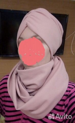 Женский головной убор тюрбан и снуд