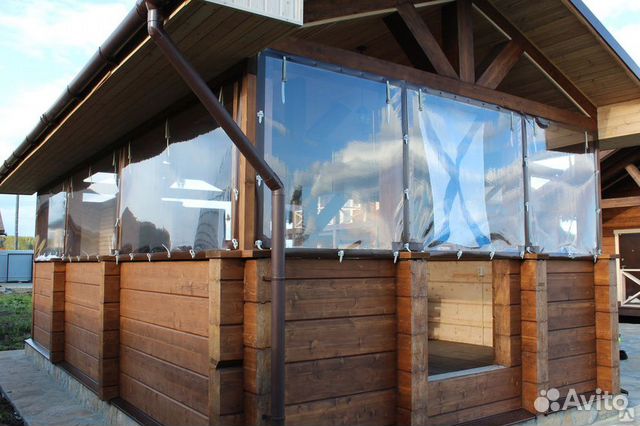 Мягкие пвх окна на беседку