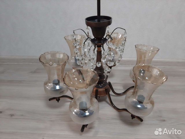 Люстра потолочная бу