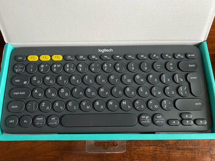 Клавиатура беспроводная Logitech K380, темно-серый