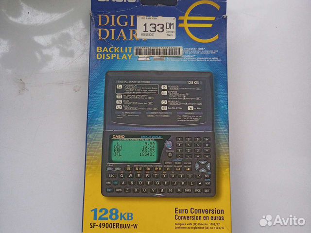 Электронная записная книжка casio